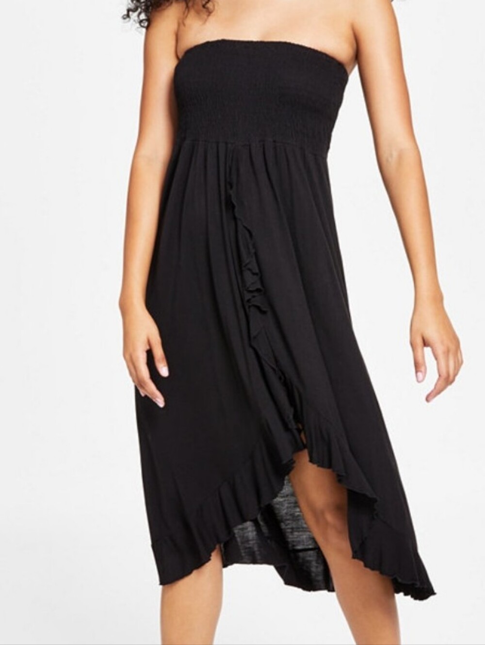 Raviya Strapless High-Low Midi Dress Cover Up Size Large